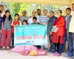 नेपाल औषधि व्यवसायी संघ अर्घाखाँचीद्वारा खाद्य सामग्री वितरण
