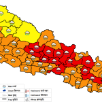 आज पनि मुसलधारे पानी पर्ने सम्भावना : २३ जिल्ला उच्च जोखिमा